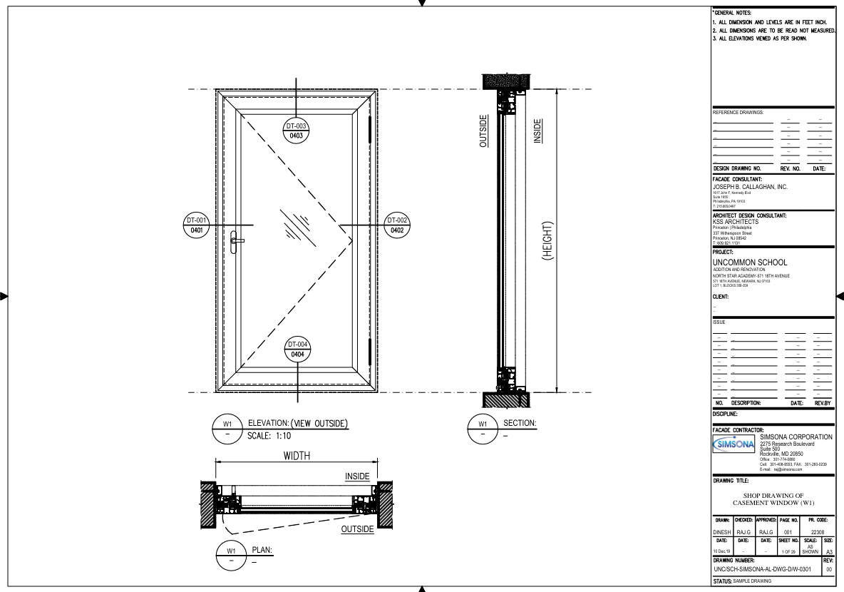 shop drawing elements